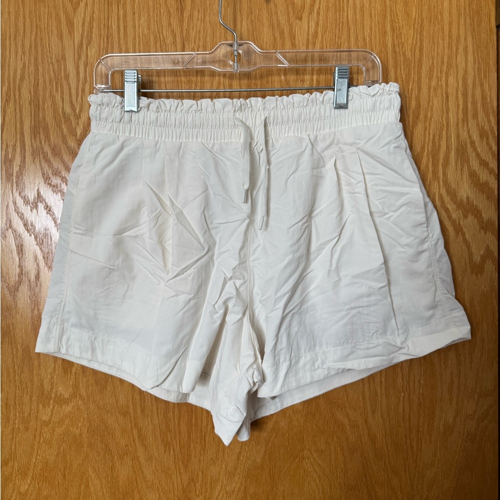 all in motion White Elastic Drawstring Athletic Shorts
